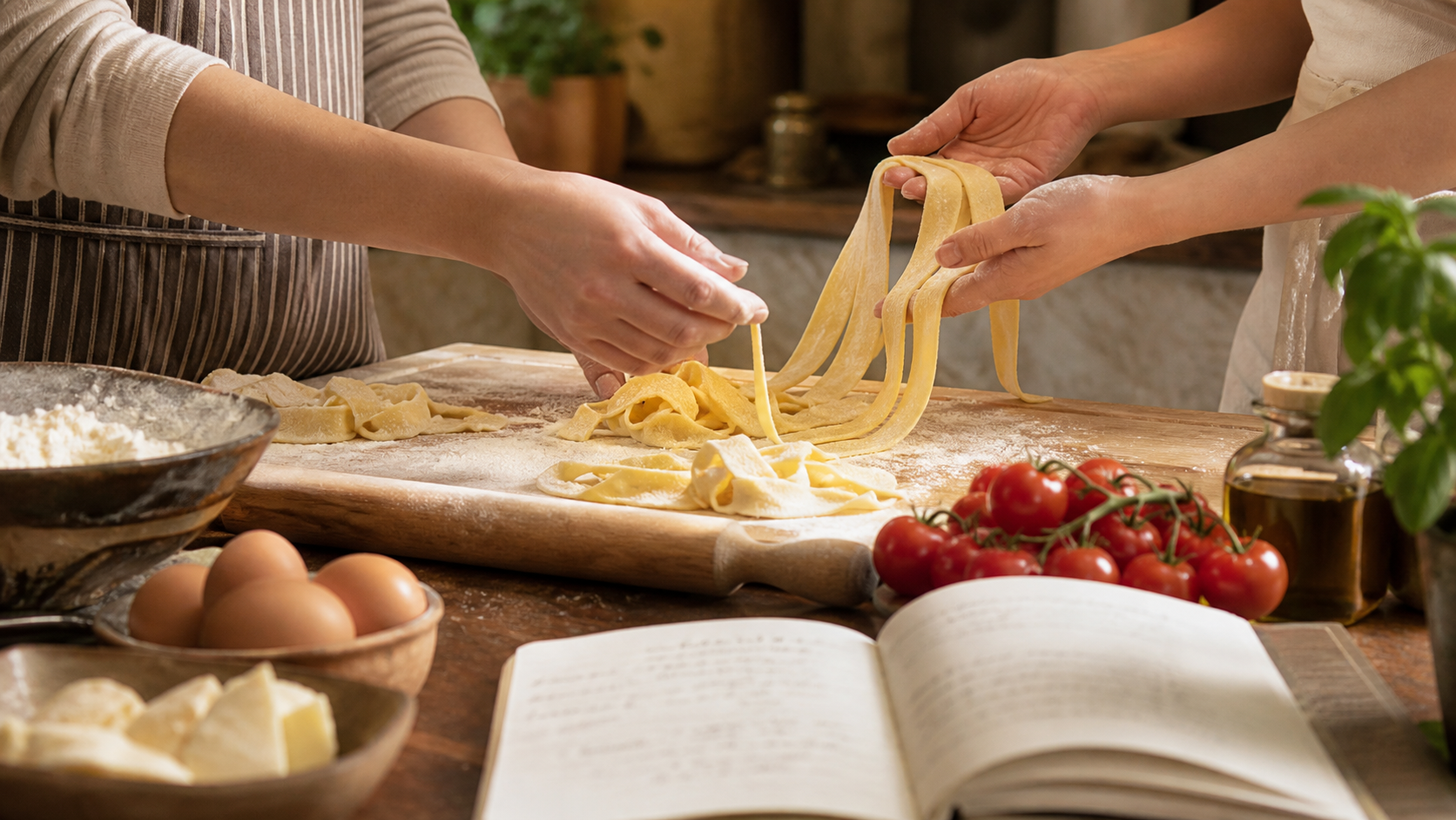 Atelier cuisine en italien